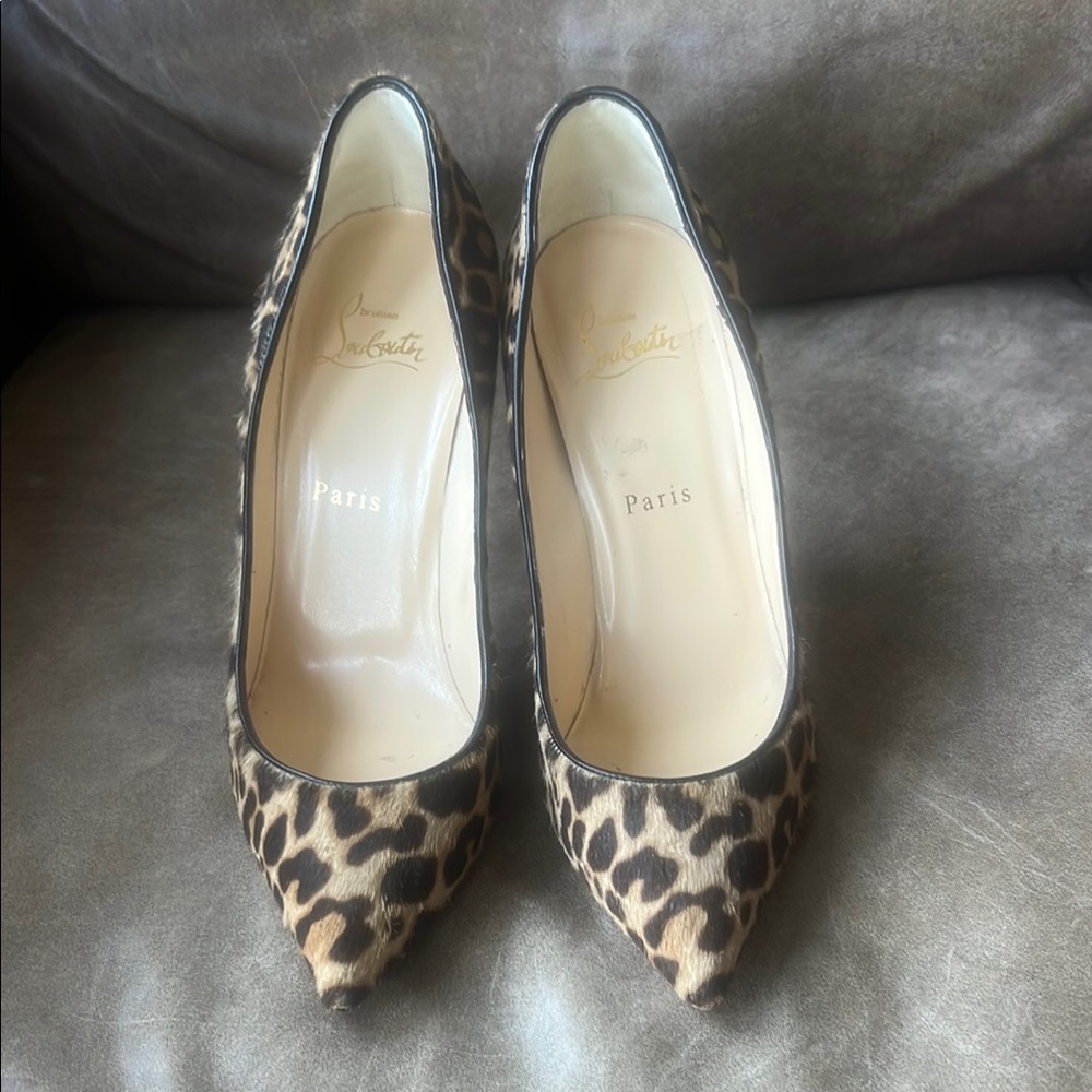 Christian Louboutin Brown Heels Classic Pumps